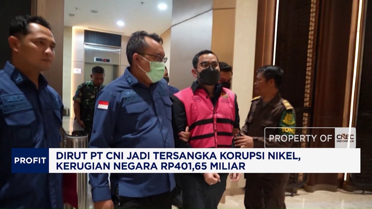 Dirut PT CNI Jadi Tersangka Korupsi Nikel, Kerugian Negara Rp401,65 M