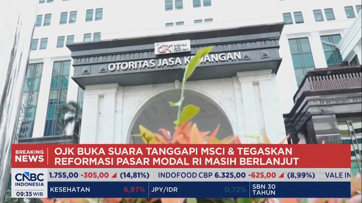 Video: OJK Respons MSCI dan Peluang RI Turun ke "Standalone Market"