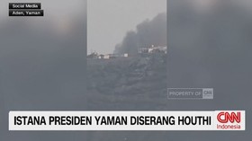 serangan Houthi Yaman, konflik Yaman, Istana Presiden Yaman, Kota Aden, serangan rudal, Moammar Al-Eryani, kelompok Houthi, krisis Timur Tengah,