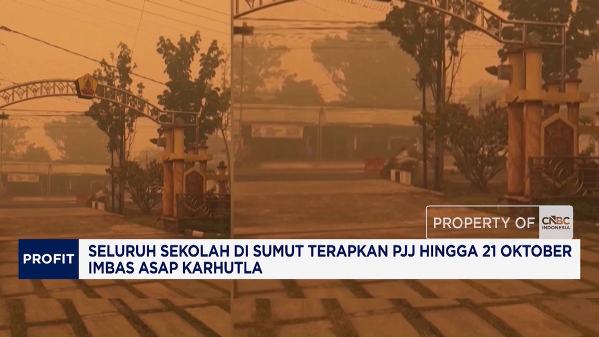 Seluruh Sekolah di Sumut Terapkan PJJ Hingga 21 Oktober Imbas Karhutla