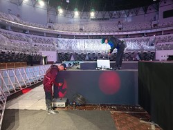Brimob PMJ Sterilisasi Indonesia Arena Pastikan Konser BABYMONSTER Aman