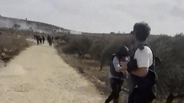 Momen Menegangkan Jurnalis Diserang Warga Israel Saat Panen Zaitun