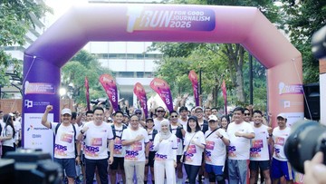 Dokumentasi pelaporan resmi Forum Pemred Selenggarakan 'Run For Good Journalism'