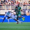 Persebaya Surabaya saat lawan PSS Sleman di Super League.