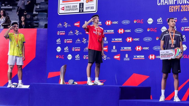 Radithya Bayu Wardana menjadi juara di Kejuaraan Dunia Junior 2026. (Arsip PBSI)