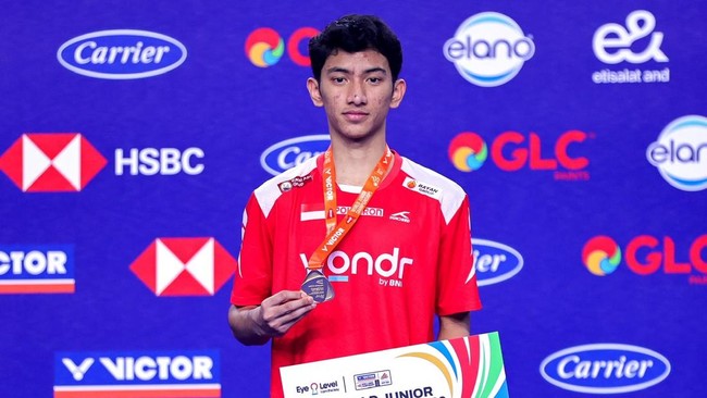 Radithya Bayu Wardana menjadi juara di Kejuaraan Dunia Junior 2026. (Arsip PBSI)