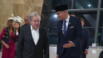 Sekjen PBB Tiba di Jakarta Semalam, Bakal Bertemu Prabowo