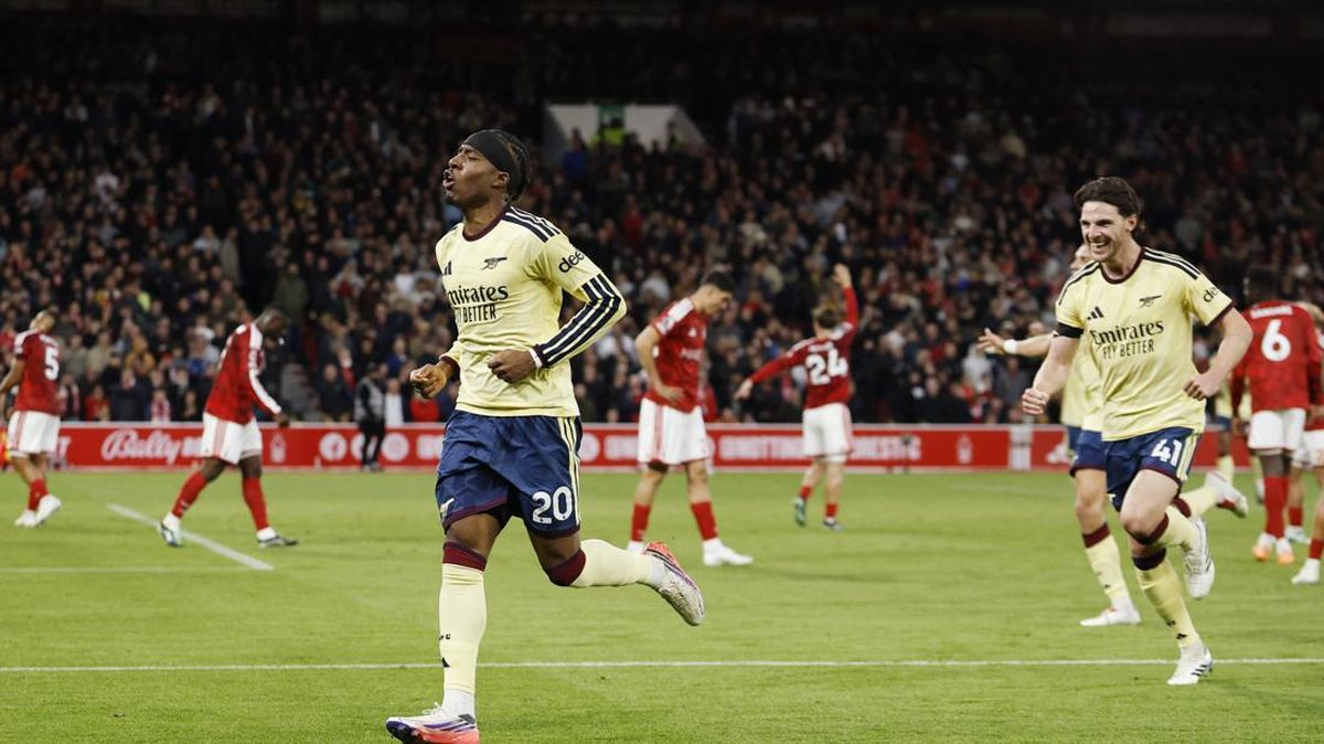 Ilustrasi berita Olahraga: Nottingham Vs Arsenal: Madueke Menangkan The Gunners