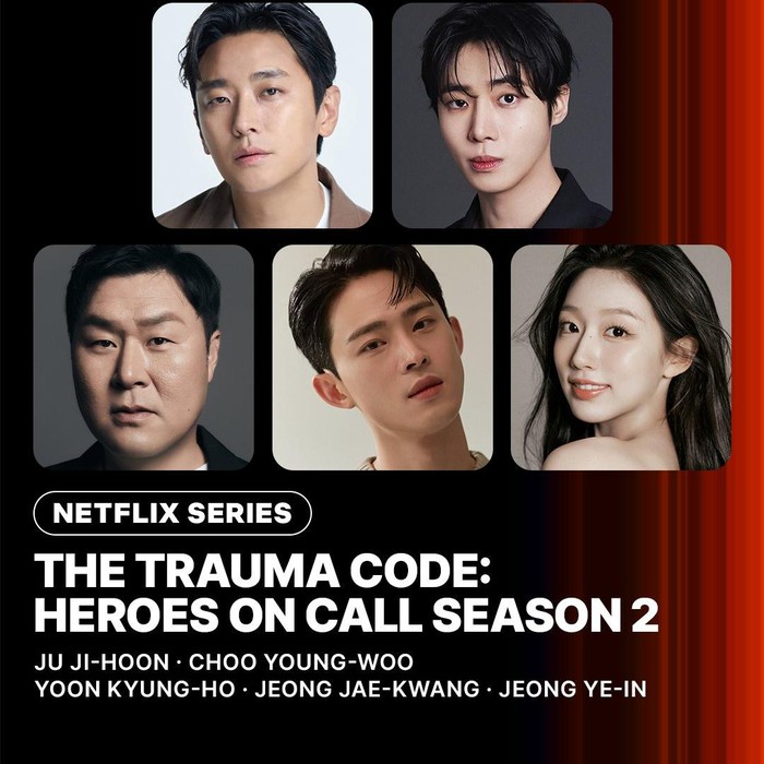Daftar pemeran The Trauma Code: Heroes on Call season 2 dan 3