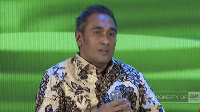 Direktur Utama ID FOOD Ghimoyo di CNN Indonesia Agrifood Forum 2026