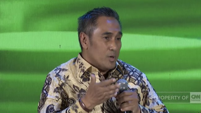 Direktur Utama ID FOOD Ghimoyo di CNN Indonesia Agrifood Forum 2026