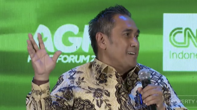 Direktur Utama ID FOOD Ghimoyo di CNN Indonesia Agrifood Forum 2026