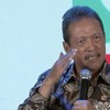 Menteri Kelautan dan Perikanan Sakti Wahyu Trenggono di CNN Indonesia Agrifood Forum 2026