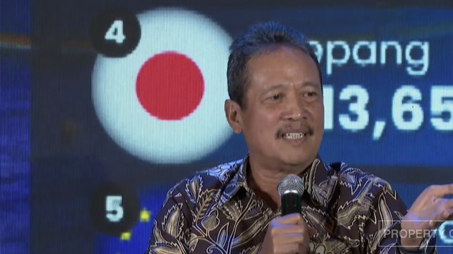 Menteri Kelautan dan Perikanan Sakti Wahyu Trenggono di CNN Indonesia Agrifood Forum 2026