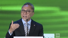 Menteri Koordinator Bidang Pangan Zulkifli Hasan di CNN Indonesia Agrifood Forum 2026