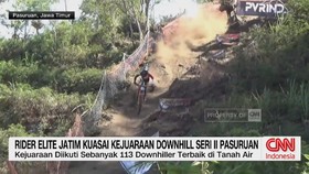 Rider Elite Jatim Kuasai Kejuaraan Downhill Seri II Pasuruan