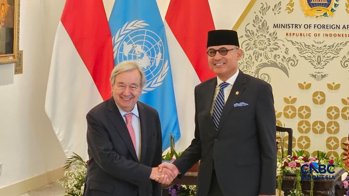 Sekjen PBB Bertemu Menlu Tata, Ada Pesan Penting untuk RI