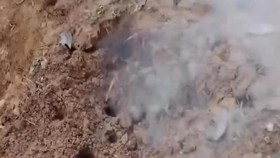 Viral Penampakan Asap Muncul dari Dalam Tanah Mamuju