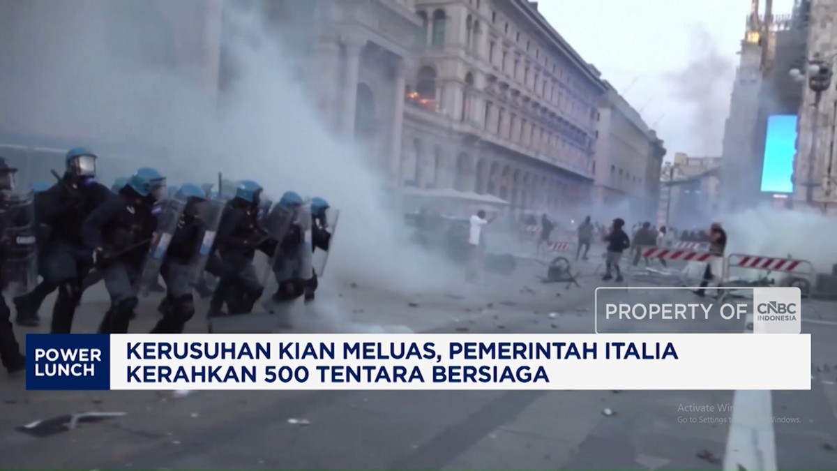 Kerusuhan Kian Meluas, Pemerintah Italia Kerahkan 500 Tentara Bersiaga