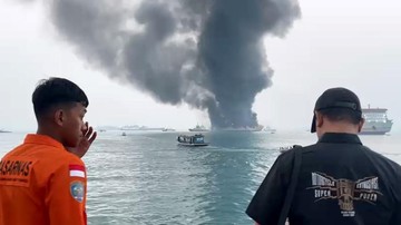Fakta-fakta Kebakaran KMP Batumandi di dekat Pelabuhan Merak