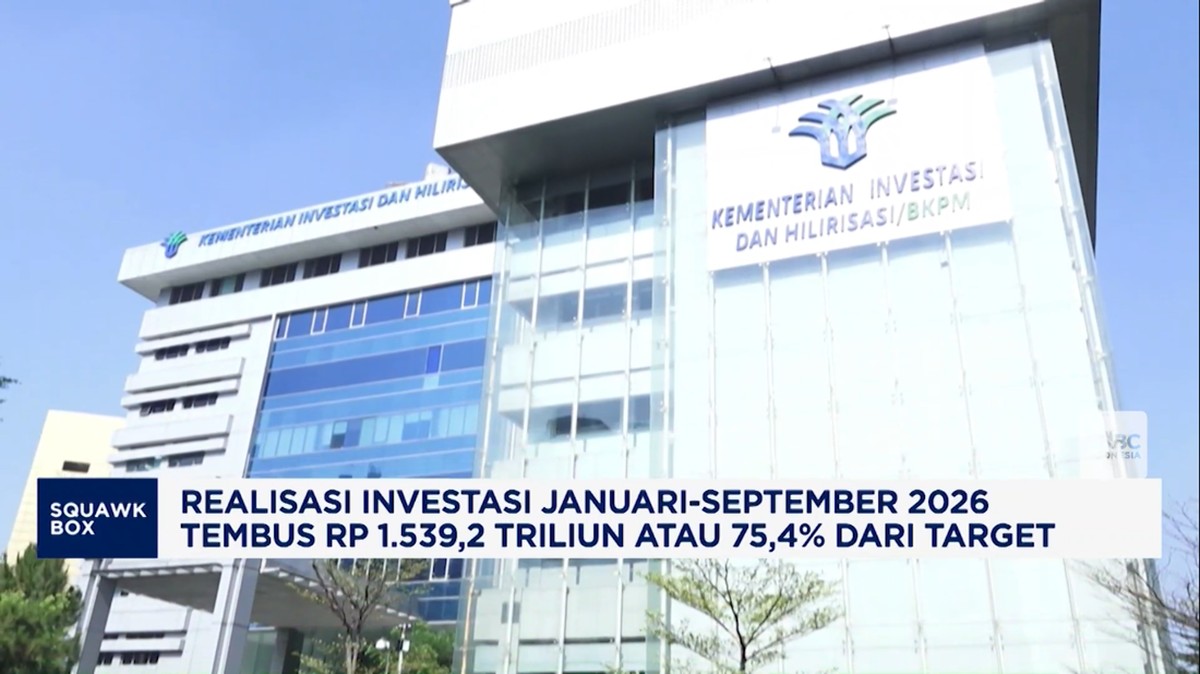 Video: Realisasi Investasi Januari-September 2026 Tembus Rp1.539,2 T