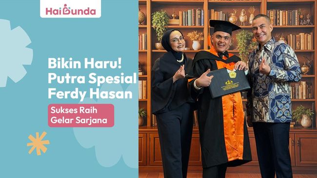 Bikin Haru! Putra Spesial Ferdy Hasan Sukses Raih Gelar Sarjana