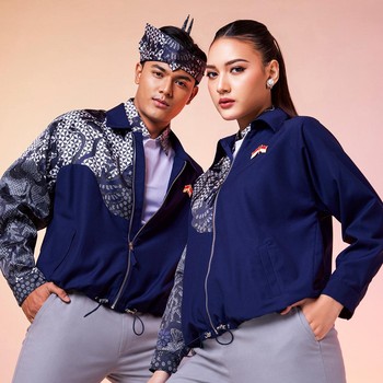 Kontingen Indonesia Berbalut Seragam Batik Karya Ivan Gunawan di Asian Para Games 2026