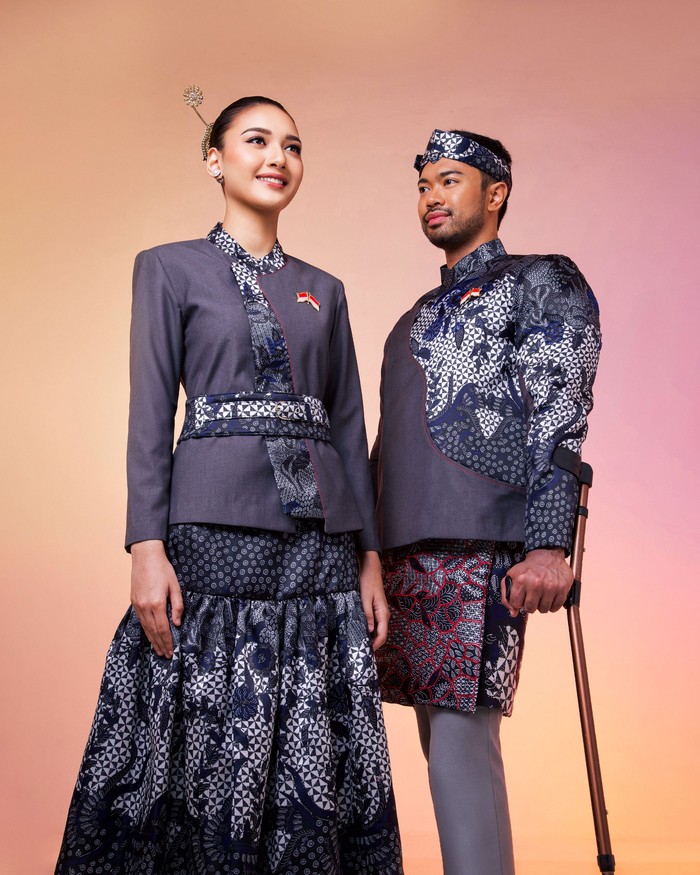 Seragam defile  kontingen Indonesia di Asian Para Games 2026