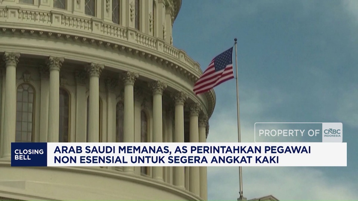 Arab Saudi Memanas, AS Perintahkan Pegawai Non Esensial Segera Pergi