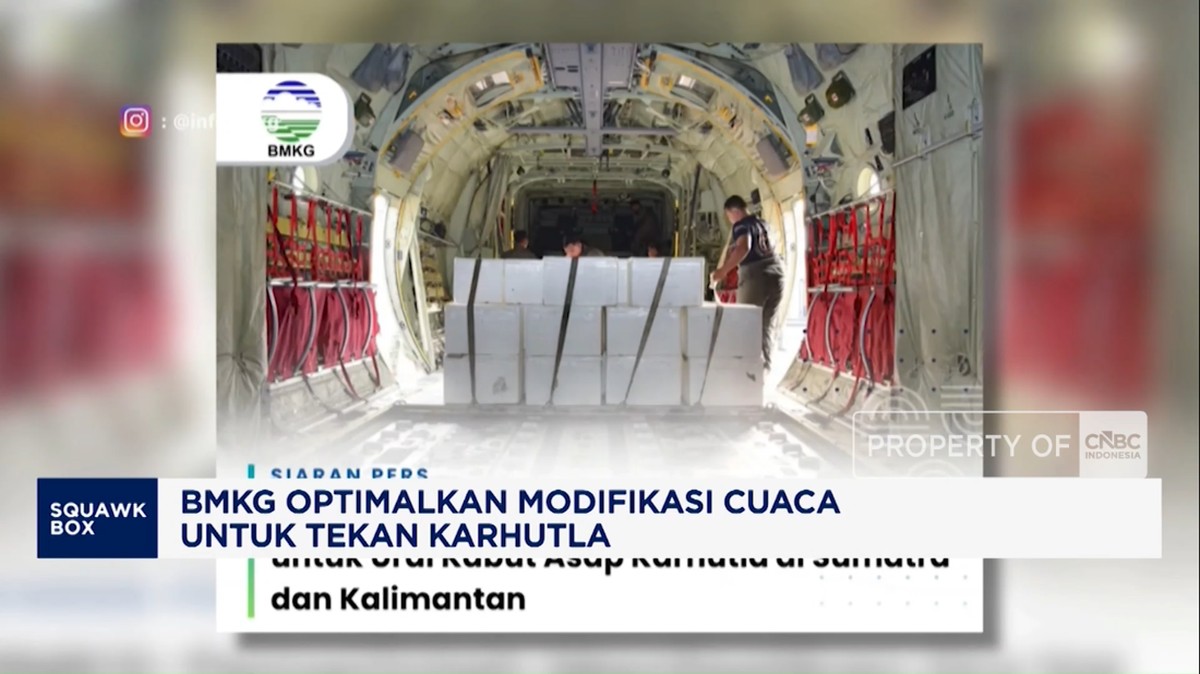 BMKG Optimalkan Modifikasi Cuaca untuk Tekan Karhutla