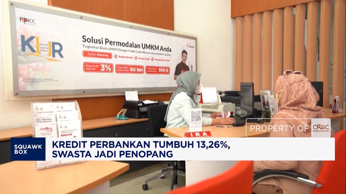 Video: Kredit Perbankan Tumbuh 13,26%, Swasta Jadi Penopang