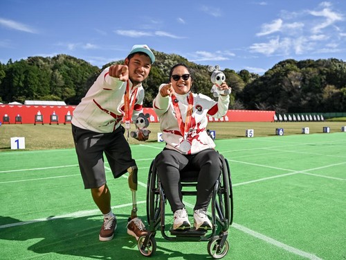 Ken Swagumilang/Teodora Audi Ayudia Ferelly menambah perolehan medali Indonesia di Asian Para Games 2026 usai meraih perak dari para panahan.