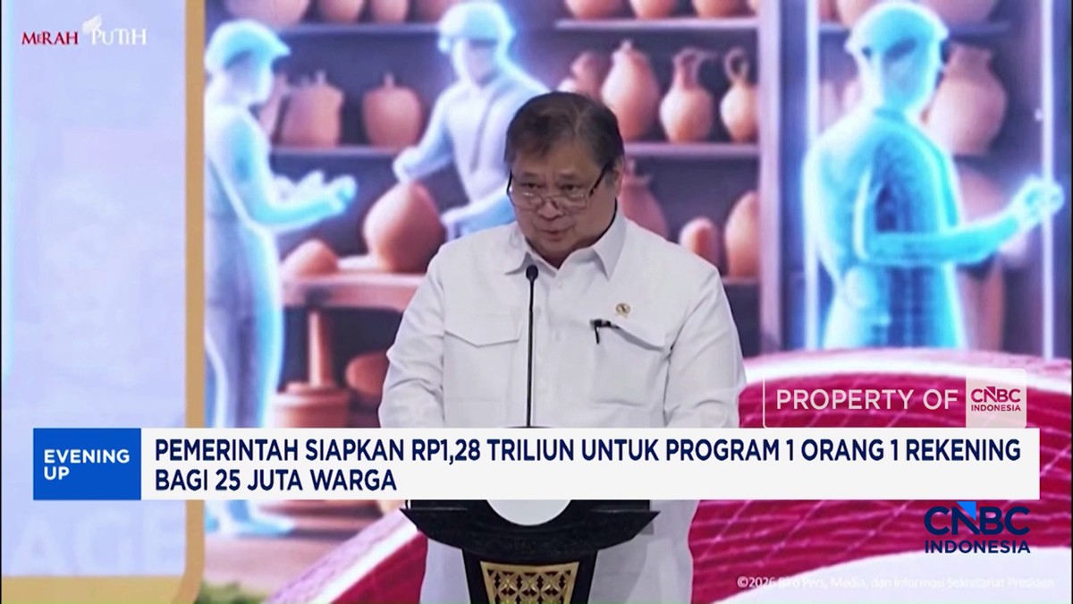 Video:Pemerintah Siapkan Rp1,28 Triliun Untuk Program 1Orang 1Rekening