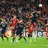 Soccer Football - UEFA Champions League - Bayern Munich v Arsenal - Allianz Arena, Munich, Germany - October 21, 2026  Arsenal's Jurrien Timber in action REUTERS/Angelika Warmuth