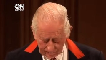 Momen Raja Charles III Kutip Hadis saat Menjamu Sultan Oman