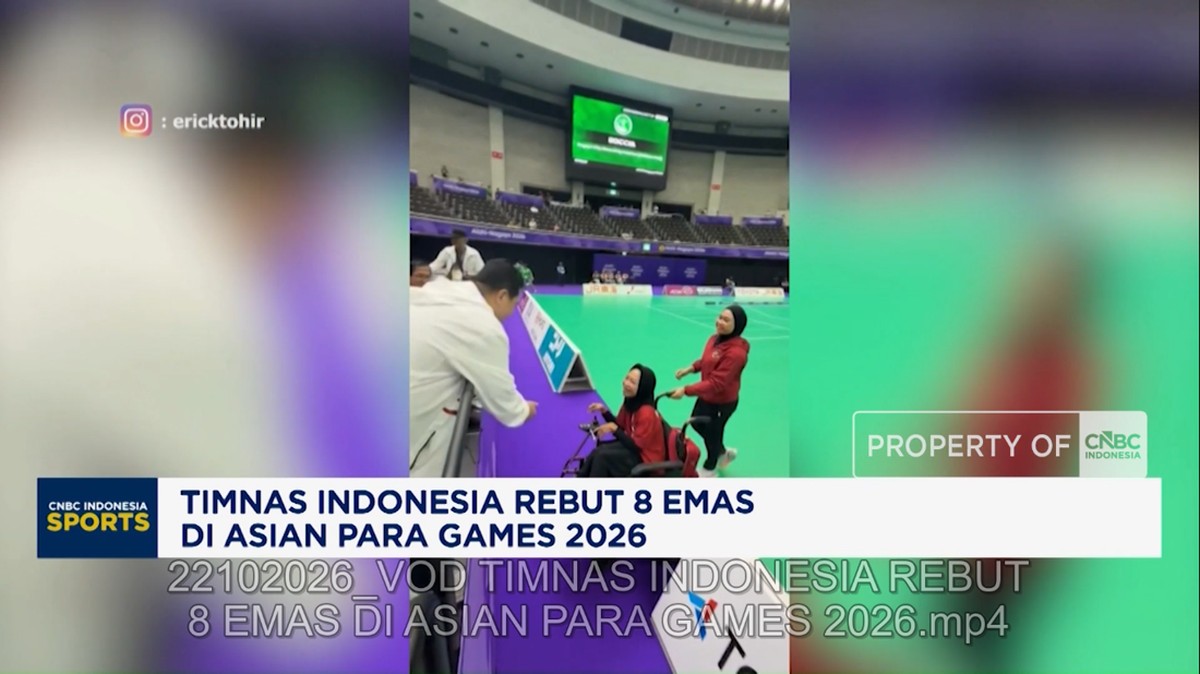 Video: Timnas Indonesia Rebut 8 Emas di Asian Para Games 2026
