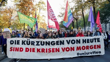 Susul Prancis, Warga Austria Demo Tolak Potong Anggaran Pendidikan