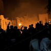 Detik-detik Ledakan Besar di Kamp Pengungsian Gaza