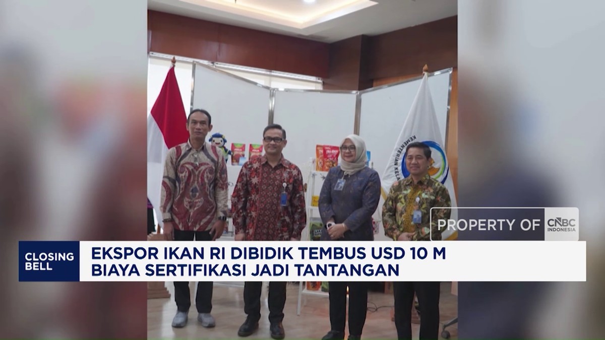 Ekspor Ikan RI Dibidik Tembus USD 10M Biaya Sertifikasi Jadi Tantangan