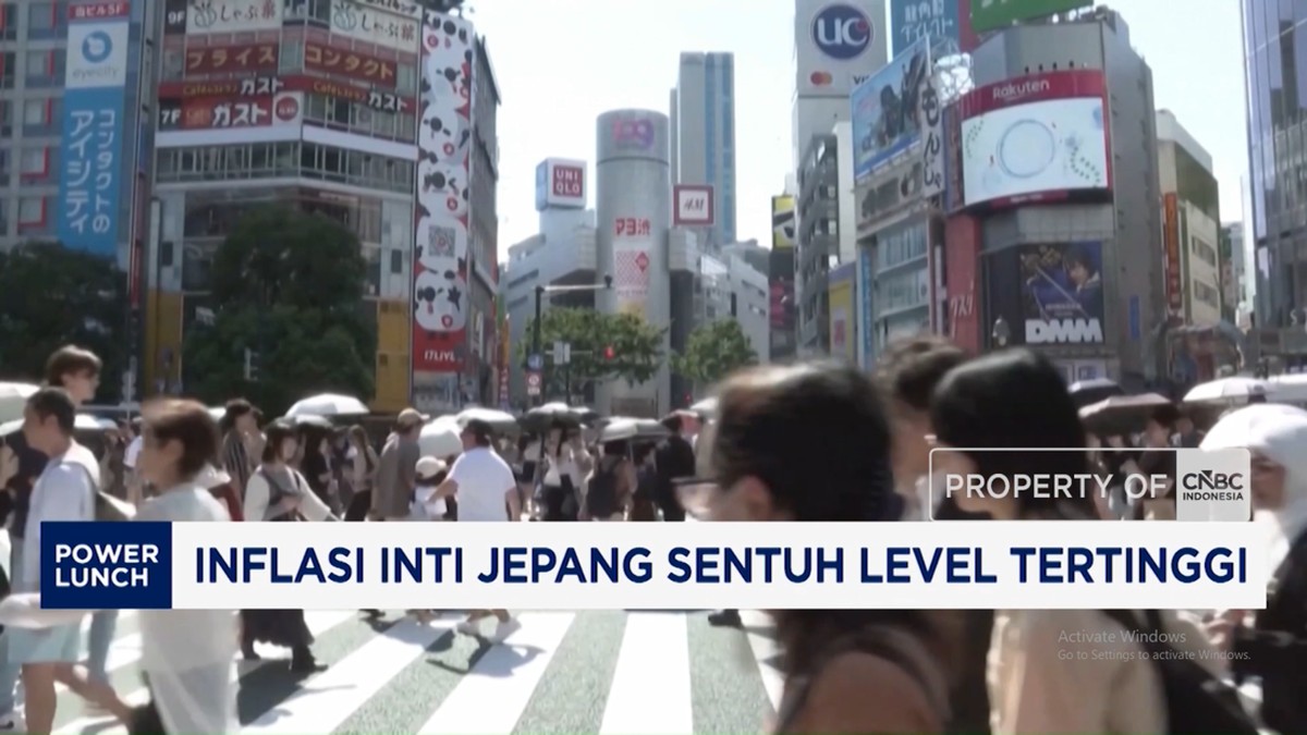 Video: Inflasi Inti Jepang Sentuh Level Tertinggi