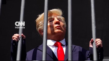 Seniman Iran Buat Instalasi Satir Trump di Balik Jeruji Penjara