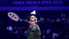 Pebulutangkis tunggal putra Indonesia, Moh Zaki Ubaidillah di French Open 2026.