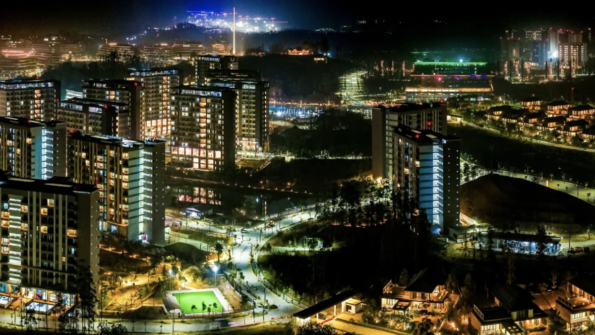 Potret Baru IKN Dikepung Gedung Raksasa-Gemerlap Bak Lautan Bintang