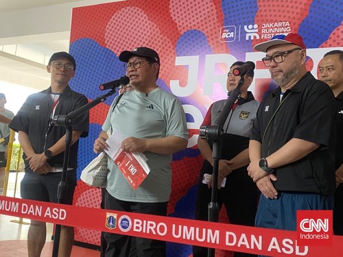 Gubernur DKI Jakarta Pramono Anung siapkan pengaturan transportasi, cuaca, hingga bantuan kesehatan untuk acara Jakarta Running Festival (JRF) pada 24-25 Oktober mendatang.