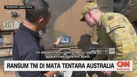 Ransum TNI di Mata Tentara Australia