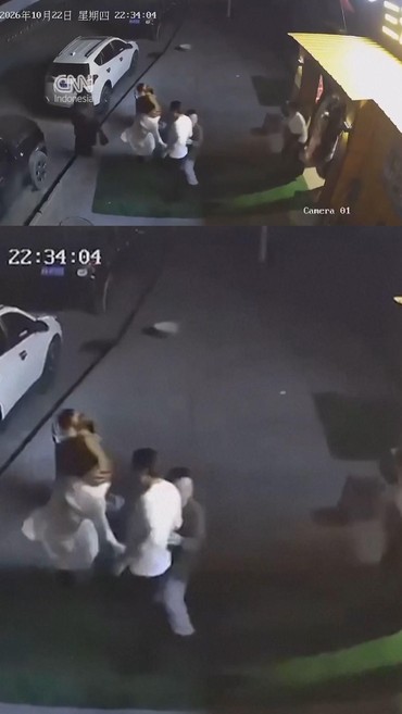 Detik-detik Gempa M 7 Guncang China, Warga Berlarian Panik