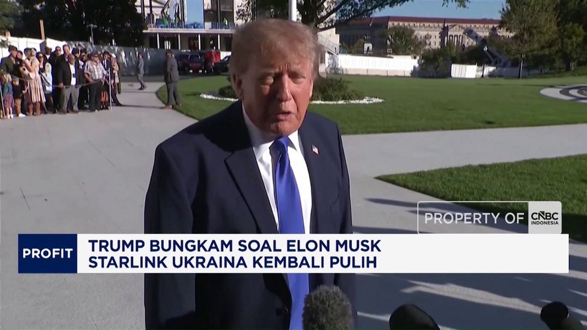 Video: Trump Bungkam Soal Elon Musk Starlink Ukraina Kembali Pulih