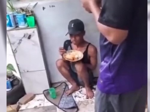 Maling di Medan diberi makan usai kepergok warga
