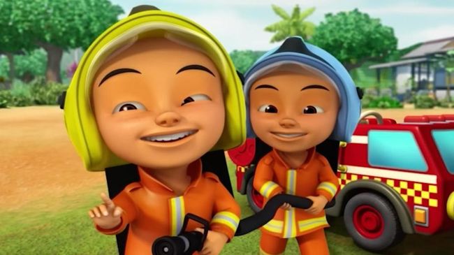 Upin Ipin dalam episode Sedia Menyelamat di season 6.