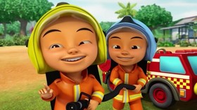 Upin Ipin dalam episode Sedia Menyelamat di season 6.